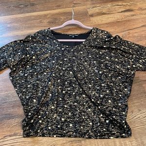 FINAL SALE!!! 5.23 Kim & Cami size medium black with gold stars